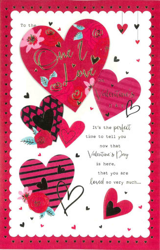Picture of ONE I LOVE VALENTINES DAY CARD